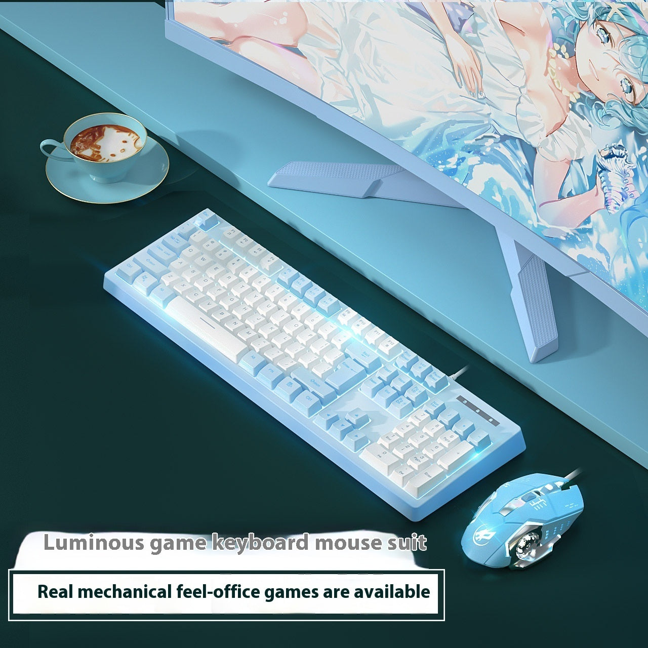 Mechanical Feeling Keyboard Mouse Suit