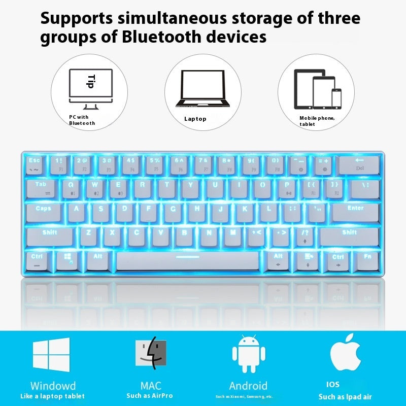 RK61 Bluetooth Mechanical Keyboard