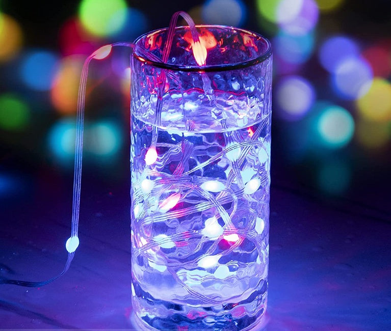 RGB Intelligent Point Control Magic Color Rubber-covered Wire Lighting Chain