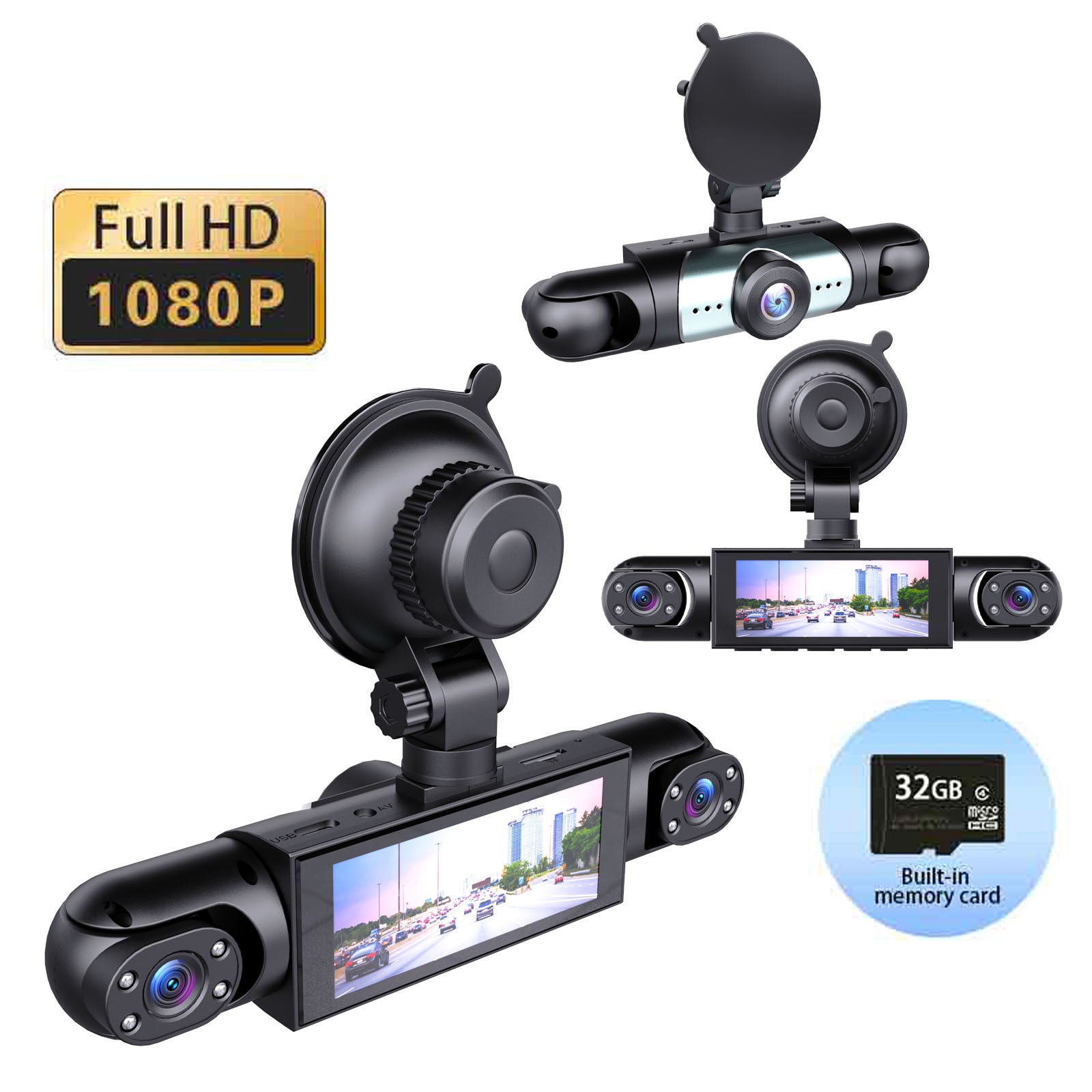 Four Camera HD Dash Cam